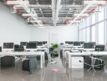 Modern Office Flooded